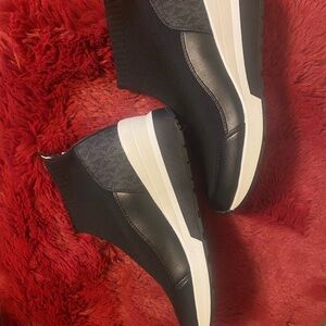 Michael Kors Black and White Women's Sneakers